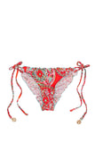 Multicolor Red Paisley|