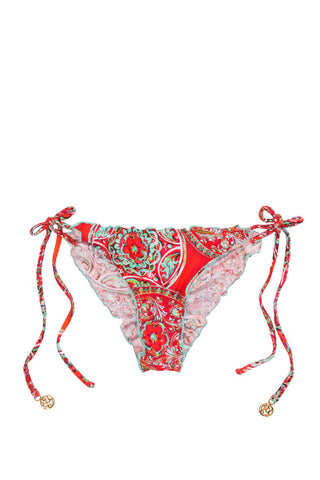 Multicolor Red Paisley|