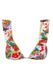 Multicolor White Paisley|