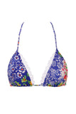 Multicolor Blue Paisley|